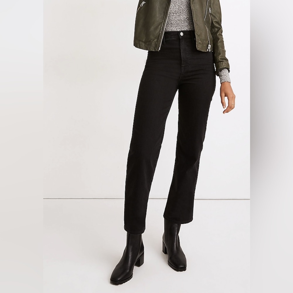Madewell Slim Wide-Leg Jeans in Lunar Wash